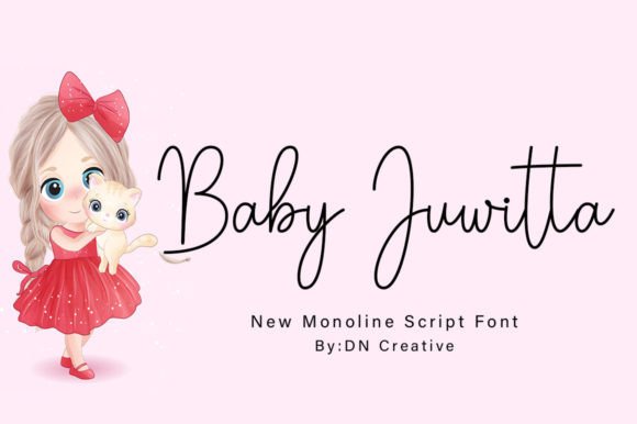 Baby Juwitta: A Designer's Take on Playful Script Typography
