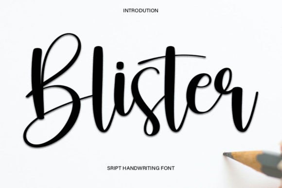 Blister: The Handwritten Font That Upgrades Your Brand