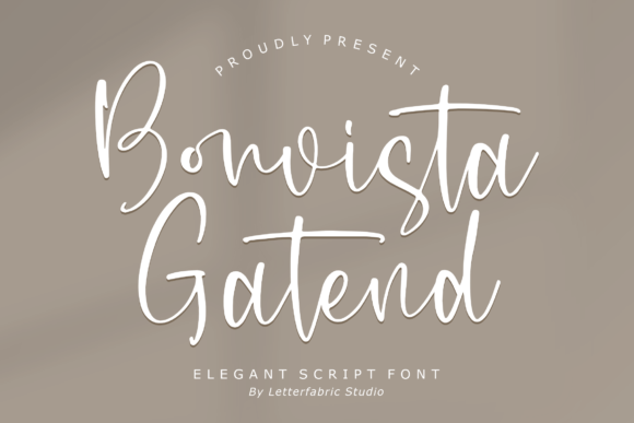 Bonvista Gatend: A Refined Script Font for Editorial Design