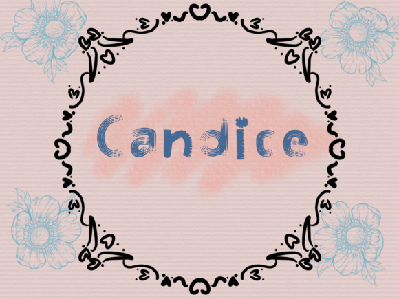 Candice Font: Handmade Elegance for Crafters
