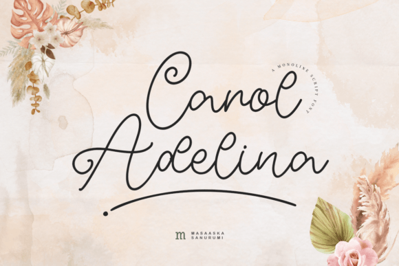 Carol Adelina: The Modern Script Font for Scroll-Stopping Content