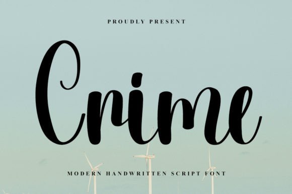 Crafting with Crime: The Perfect Handwritten Font for Makers