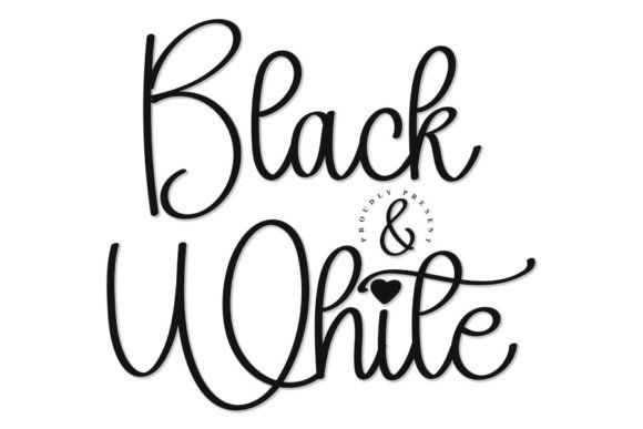 Elevate Editorial Design with the Black and White Typeface