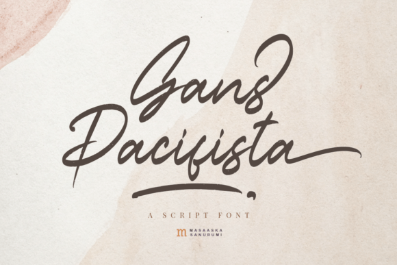 Gans Pacifista: A Modern Script Font for Web Design
