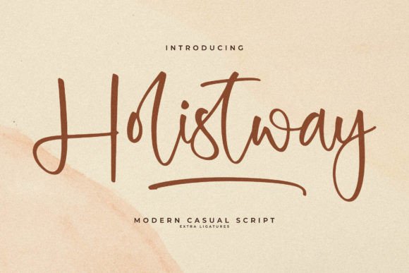 Holistway: A Script Font for Modern Campaigns