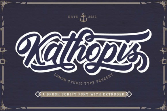 Kathopis: A Vintage-Inspired Script Font