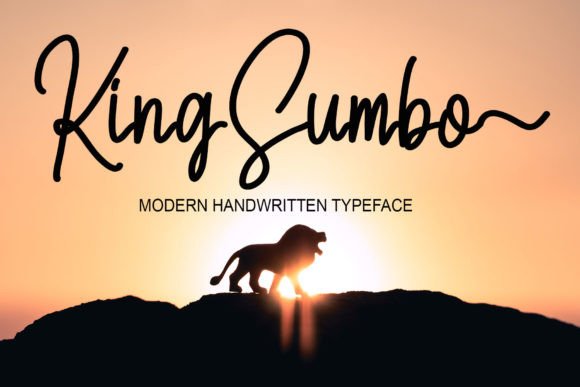 King Sumbo: A Handwritten Font for Authentic Branding