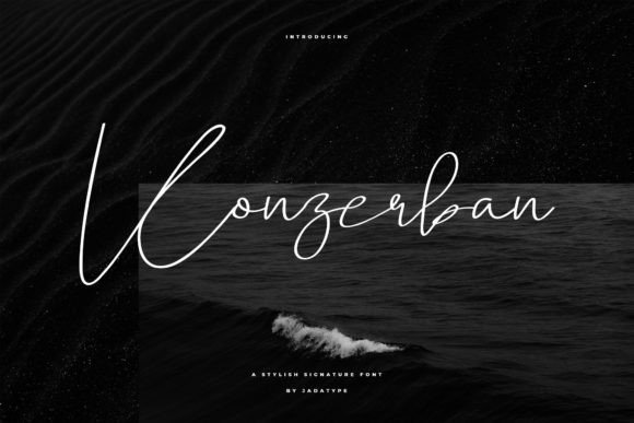 Konzerban: Elegant Script Font for Makers