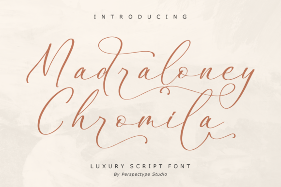 Madraloney Chromila: A Font for Polished Branding