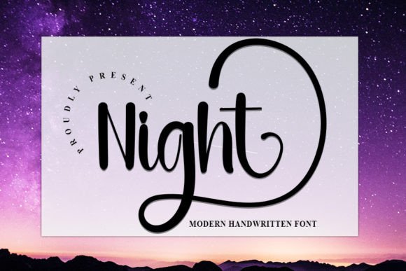 Night: A Font for Elegant Branding