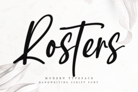 Rosters Font: Elevating Web Design with Timeless Script