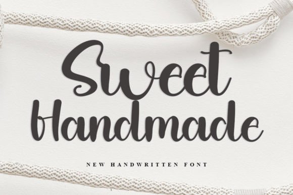 Sweet Handmade: A Romantic Script Font for Web Design