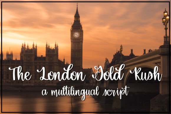 The London Gold Rush: A Script Font for Bold Campaigns