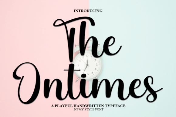 The Ontimes Font for Business
