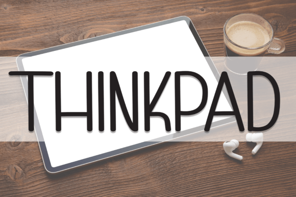Thinkpad: A Handwritten Typeface for Modern Editorial Design