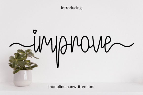 Upgrade Your Brand with the Improve Script Font