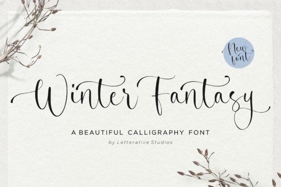 Winter Fantasy Font for Creative Projects